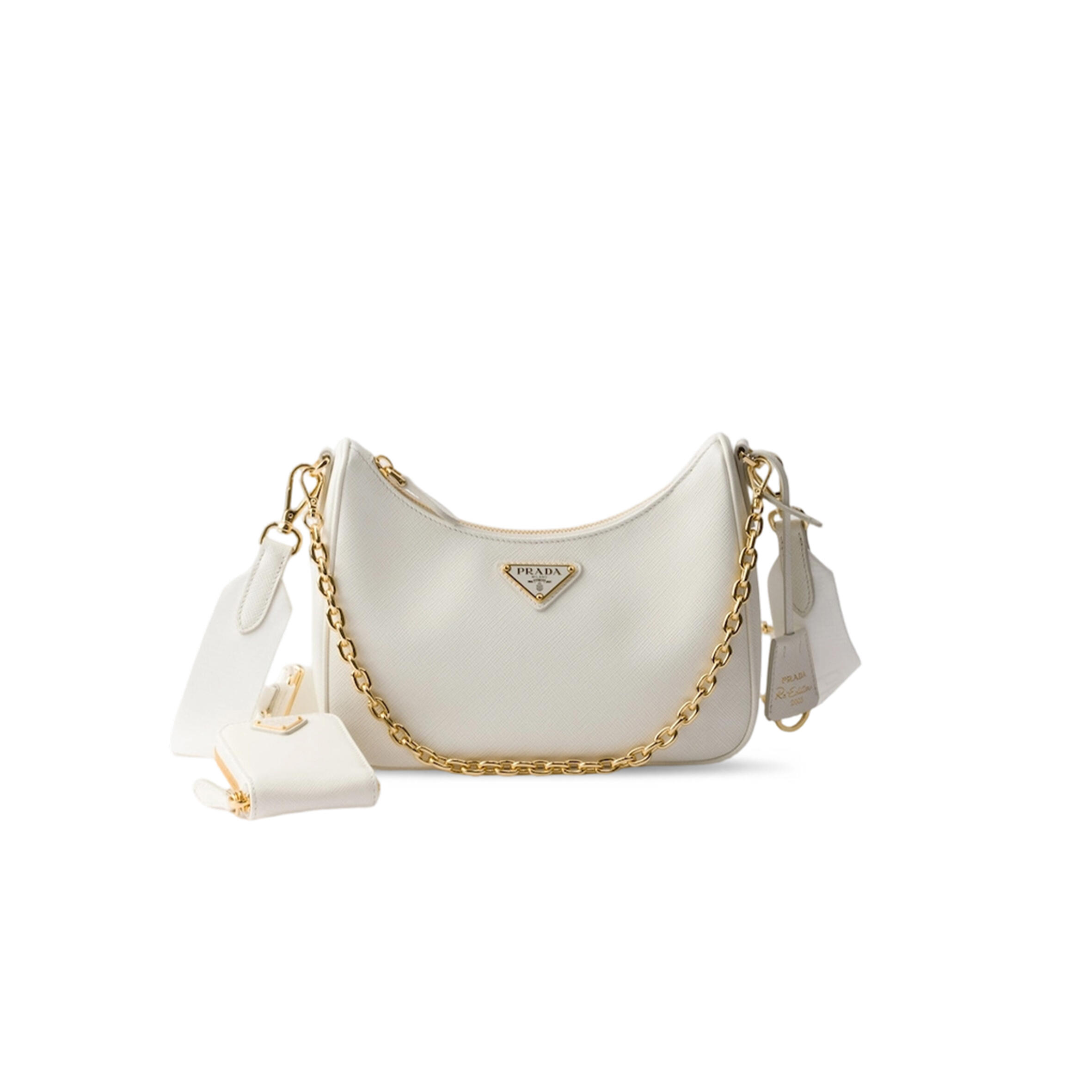 PRADA RE-EDITION 2005 SAFFIANO LEATHER BAG 1BH204 (22*18*6cm) 